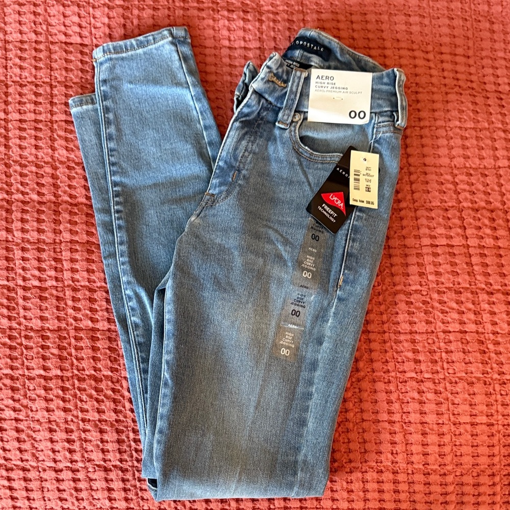 AEROPOSTALE Women's Classic Blue Skinny Jeans